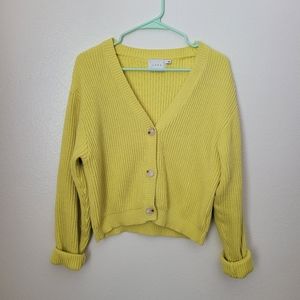 Yellow Cardigan/Sweater